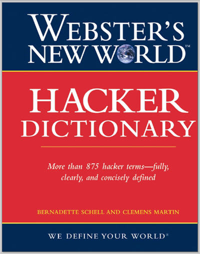 La copertina del celebre -The New Hacker's Dictionary-, glossario delle terminologie hacker ed informatiche 